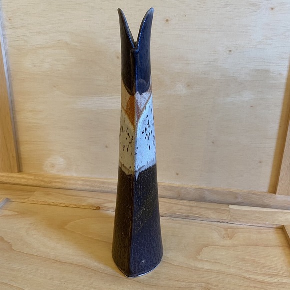 Vintage Robert Parrott Mid-Century Modern Signed Studio Art Pottery Ceramic Vase - Picture 3 of 11